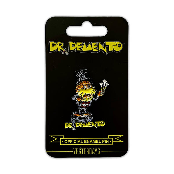 Dr. Demento Get Demented Enamel Pin