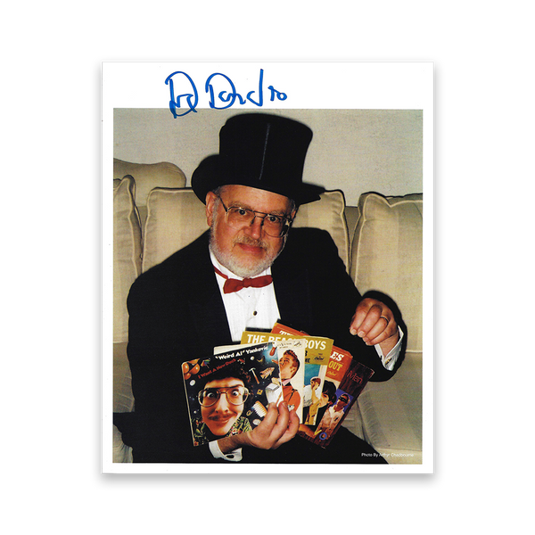 Dr. Demento Autographed Color Photo "Picture Sleeves"