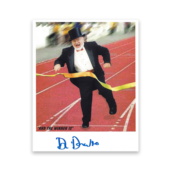 Dr. Demento Autographed Color Photo "And the Winner Is…"