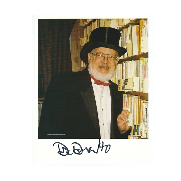 Dr. Demento Autographed Color Photo “Record Wall”